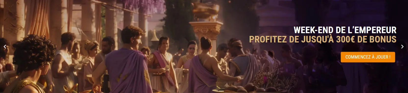 Offre du week-end jusqu'à 300€ JULIUS CASINO